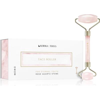 KORIKA Tools Face Roller Green Jade Stone wałek do masażu do twarzy Quartz Roller Pink 1 szt.