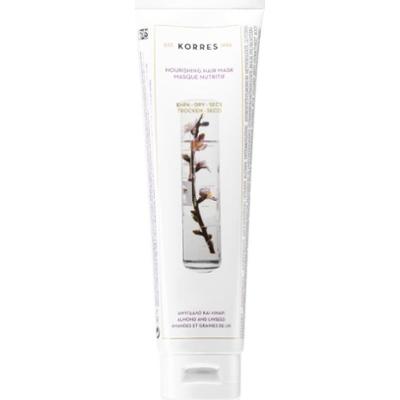 Korres Almond & Linseed maseczka odżywcza do włosów suchych i zniszczonych 125 ml