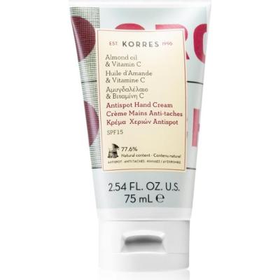 Korres Almond Oil & Vitamin C krem do rąk na plamy pigmentacyjne SPF 15 75 ml