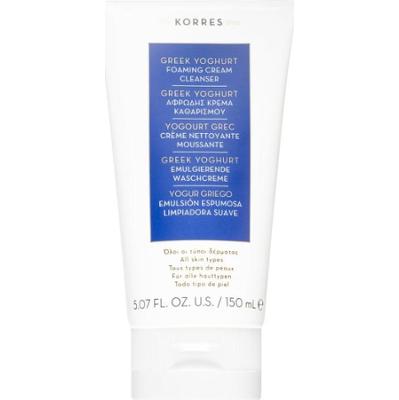 Korres Greek Yoghurt Probiotic Foaming Cream Cleanser kremowa pianka oczyszczająca z probiotykami 150 ml