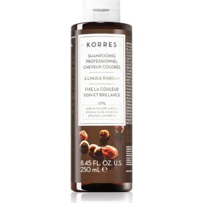 Korres Argan Oil szampon oczyszczający do włosów farbowanych 250 ml