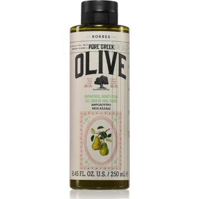 Korres Pure Greek Olive & Honey Pear odświeżający żel pod prysznic 250 ml