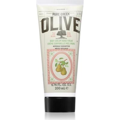 Korres Pure Greek Olive & Honey Pear odżywczy krem do ciała 200 ml