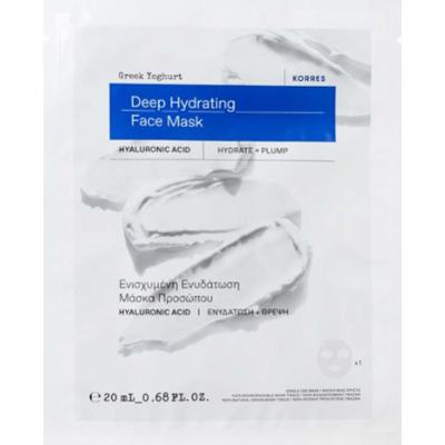 Korres Greek Yoghurt Hydration Recharge Sheet Mask maseczka w płachcie o działaniu silnie nawilżającym i odżywczym 20 ml