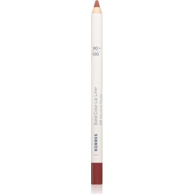 Korres Solid Color Lip Liner konturówka do ust odcień 02 Neutral Nude 1.2 g
