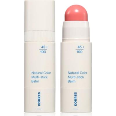 Korres Natural Color Multi-Stick Balm wieofunkcyjny kosmetyk do makijażu ust i policzków odcień Petal Pink 4.5 g