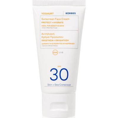 Korres Yoghurt Sunscreen krem do opalania twarzy z wysoką ochroną UV SPF 30 50 ml