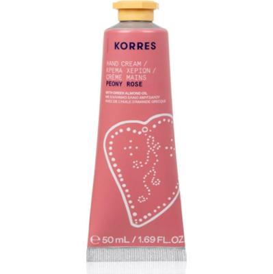Korres Peony Rose krem nawilżający do rąk z olejkiem migdałowym 50 ml