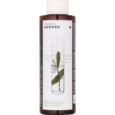Korres Laurel & Echinacea szampon przeciwłupieżowy do skóry suchej 250 ml