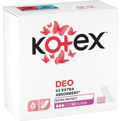 Kotex Super Deo wkładki higieniczne 52 szt.