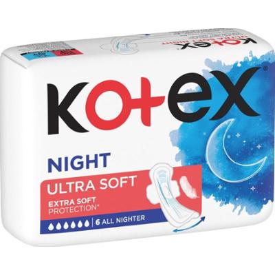 Kotex Ultra Soft Night podpaski 6 szt.