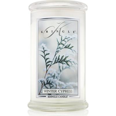 Kringle Candle Winter Cypress świeczka zapachowa 624 g