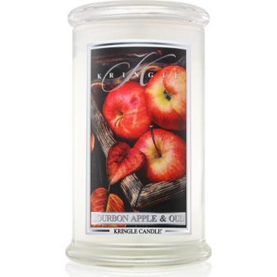 Kringle Candle Bourbon Apple & Oud świeczka zapachowa 624 g