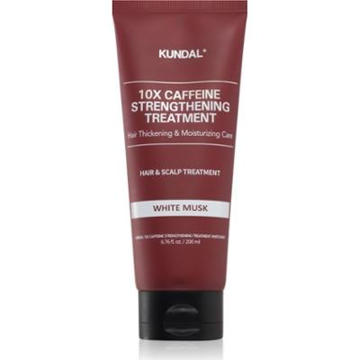 KUNDAL Caffeine 10X White Musk pielęgnacja wzmacniająca do włosów osłabionych, łamliwych 200 ml
