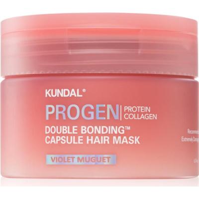 KUNDAL Progen Double Bonding Capsule Hair Mask maseczka regenerująca do włosów zniszczonych z zapachem Violet Muguet 180 g