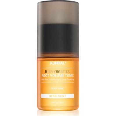 KUNDAL Beer Yeast EX Root Volume Tonic tonik do włosów do zwiększenia objętości Herb Mint 100 ml