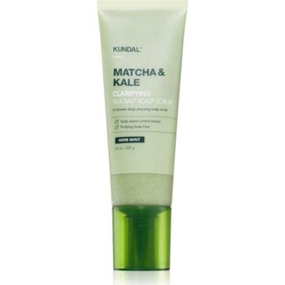KUNDAL Matcha & Kale Herb Mint peeling oczyszczający włosów i skóry głowy 200 g