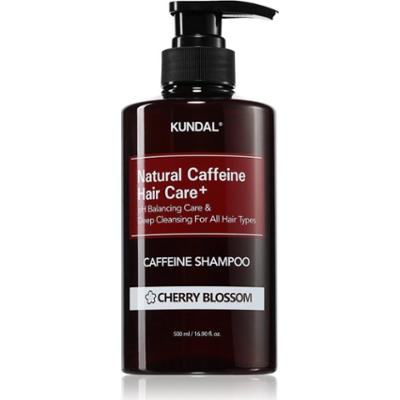 KUNDAL Caffeine Shampoo Cherry Blossom szampon naturalny przeciw wypadaniu włosów 500 ml