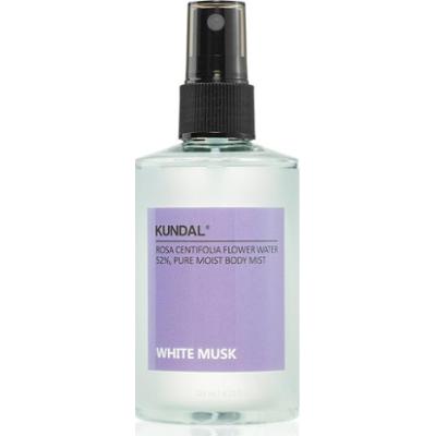 KUNDAL Pure Moist Body Mist White Musk mgiełka do ciała o działaniu uspokajającym 128 ml