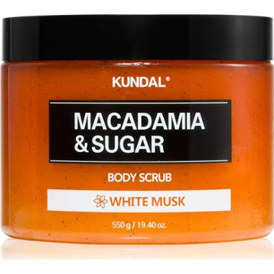 KUNDAL Macadamia & Sugar White Musk peeling cukrowy z masłem shea 550 g