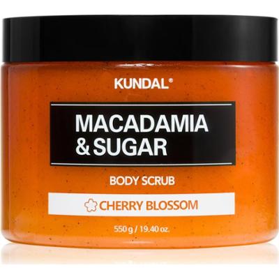KUNDAL Macadamia & Sugar Cherry Blossom peeling cukrowy z masłem shea 550 g