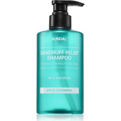 KUNDAL Dandruff Relief Shampoo Apple Green Tea szampon przeciwłupieżowy i łagodzący świąd do skóry suchej 500 ml