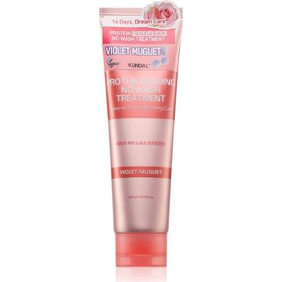 KUNDAL Protein Bonding Care No Wash Treatment pielęgnacja bez spłukiwania do włosów zniszczonych z zapachem Violet Muguet 130 ml