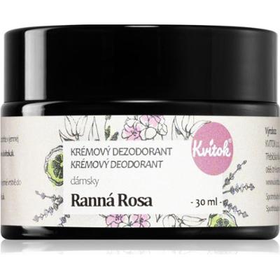 Kvitok Morning dew dezodorant w kremie do skóry wrażliwej 30 ml