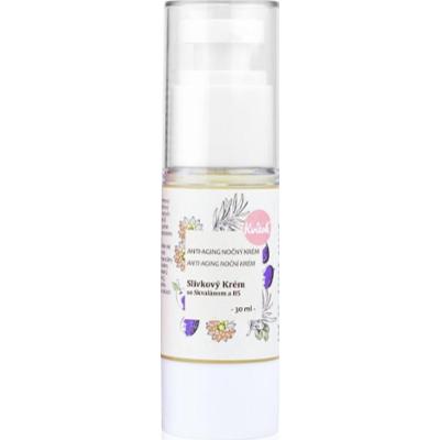 Kvitok Plum Cream with Squalene and Vitamin B5 krem na noc do skóry dojrzałej 50+ 30 ml