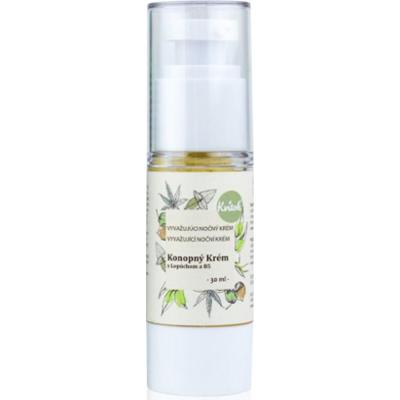 Kvitok Cream with Cannabis Oil with Burdock and B5 krem na noc do skóry tłustej 30 ml