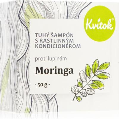 Kvitok Moringa organiczny szampon w kostce przeciw łupieżowi 50 g