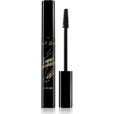 L.A. Girl Cosmetics Super Charged tusz podkręcający i zwiększający objętość rzęs odcień Black 12 ml