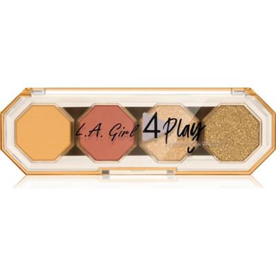L.A. Girl Cosmetics 4 Play paleta cieni do powiek odcień Juicy 3.2 g