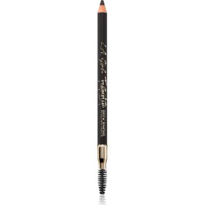 L.A. Girl Cosmetics Featherlite trwała kredka do brwi ze szczotką odcień Soft Black 1.1 g