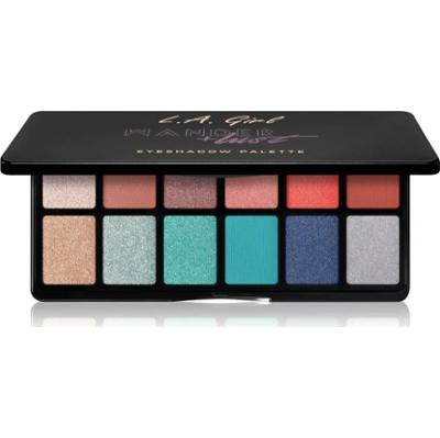 L.A. Girl Cosmetics Fanatic paleta cieni do powiek odcień Wanderlust 12x1 g