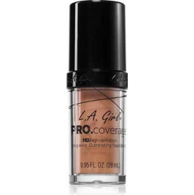 L.A. Girl Cosmetics PRO. Coverage rozjaśniający podkład w płynie odcień Nude Beige 28 ml