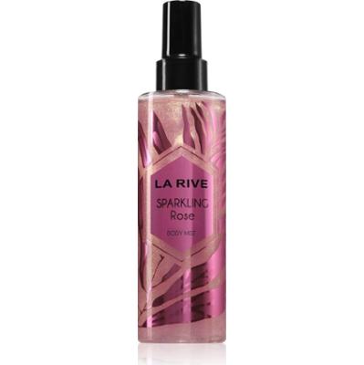 La Rive Sparkling Rose mgiełka do ciała z brokatem dla kobiet 200 ml