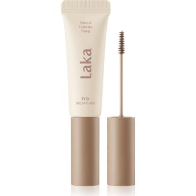 Laka Pixi Brow Cara tusz do brwi do utrwalenia kształtu odcień 02 Wood Brown 8 g