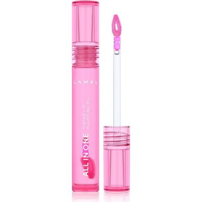 LAMEL All in One Lip Tinted Plumping Oil tonujący olejek do ust do zwiększenia objętości № 402 Pink Sparkle 3 ml