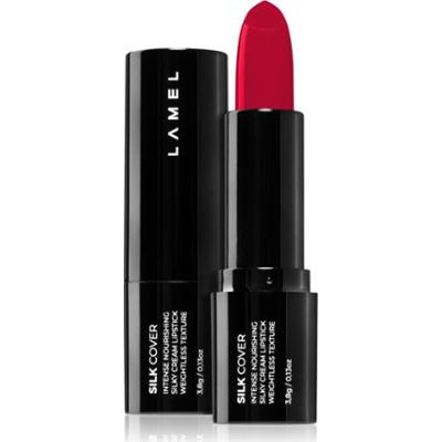 LAMEL Silk Cover kremowa szminka o satynowym wykończeniu odcień №408 3,8 g