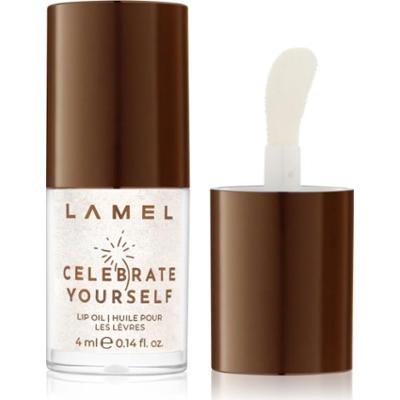 LAMEL Celebrate Yourself olejek do ust z brokatem odcień 01 4 ml