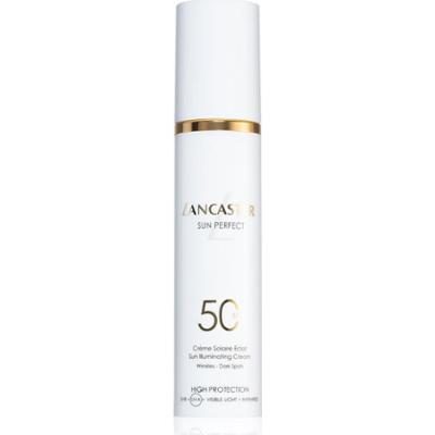 Lancaster Sun Perfect Sun Illuminating Cream SPF 50 rozjaśniający krem na dzień przeciw zmarszczkom i plamom pigmentacyjnym SPF 50 50 ml