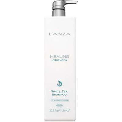 L'anza Healing Strength White Tea Shampoo szampon do włosów cienkich i przyklapniętych z białą herbatą 1000 ml