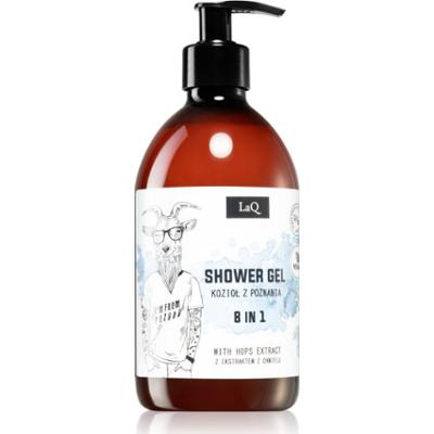 LaQ Goat From Poznaň odświeżający żel pod prysznic 8 w 1 wyciąg z szyszek chmielu 500 ml
