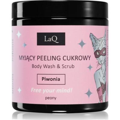 LaQ Kitten Peony peeling oczyszczający do ciała 220 g