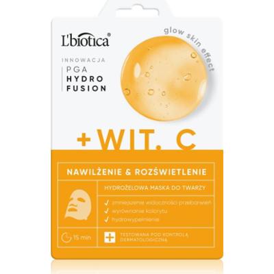 L’biotica PGA Hydro Fusion + Vitamin C maska hydrożelowa o intensywnym działaniu z efektem rozświetlającym 1 szt.
