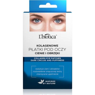 L’biotica Masks maska kolagenowa do okolic oczu przeciw obrzękom i cieniom 3 x 2 szt.