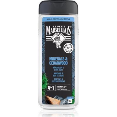 Le Petit Marseillais Minerals & Cedarwood żel pod prysznic 4 v 1 dla mężczyzn 400 ml