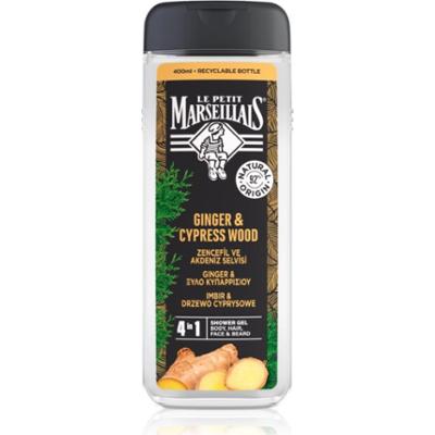 Le Petit Marseillais Ginger & Cypress Wood żel pod prysznic 4 v 1 dla mężczyzn 400 ml