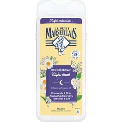 Le Petit Marseillais Night Collection Chamomile & Elder relaksujący żel pod prysznic 650 ml